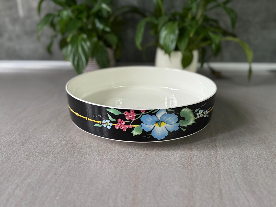 Vintage Villeroy & Boch Xenia Collection Bowl 24 Cm 9.45 1980s Floral Design - Etsy