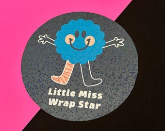 Little Miss Wrap Star Sticker | Lymphedema Awareness Vinyl Decal