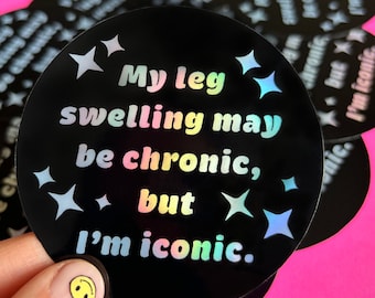 Iconic Lymphedema Sticker | Waterproof Vinyl Decal