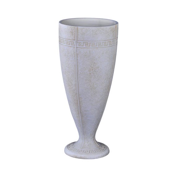 ギリシャ風花瓶 ギリシャ風エレガントな白い花瓶、高さ0.65m - Etsy 日本