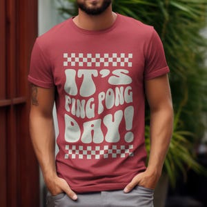 Ping Pong T-Shirt, Ping Pong Lover Gift, Vintage Ping Pong Tee,
