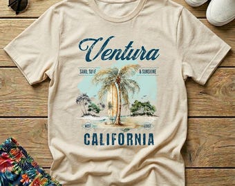 Ventura California T-Shirt: Soft Cotton Souvenir Tee