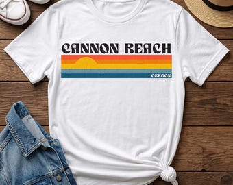 Cannon Beach Oregon T-Shirt: Soft Cotton Souvenir Tee