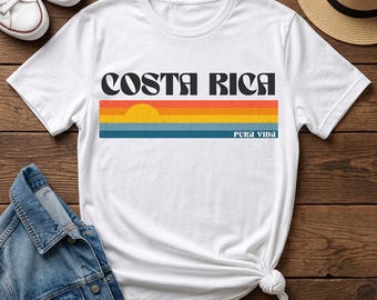 Costa Rica T-Shirt: Soft Cotton Unisex Travel Souvenir