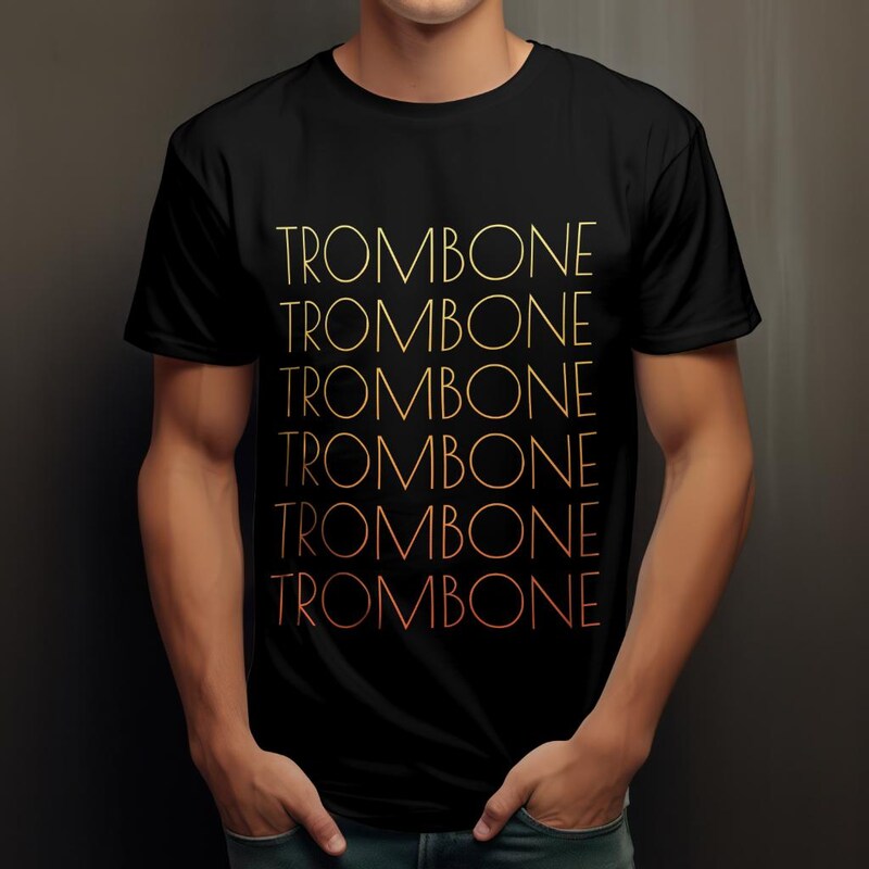 Trombone T Shirt - Etsy