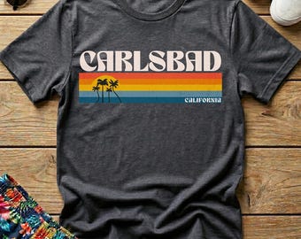 Carlsbad California T-Shirt: Soft Sunset Souvenir Tee
