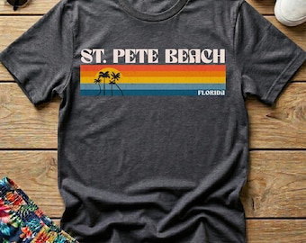 St. Pete Beach Florida T-Shirt: Soft Cotton Souvenir Tee