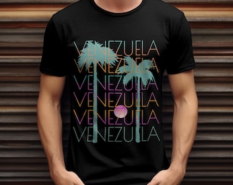 Venezuela Shirt, Camisa Venezuela, Venezuela Shirt Men, Venezuela Shirt Women, Venezuela Gifts, Venezuela Souvenir