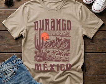 Durango Mexico T-Shirt: Mexican Pride Graphic Tee