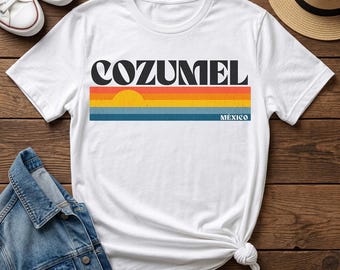 Cozumel Mexico T-Shirt: Soft Cotton Souvenir Vacation Tee