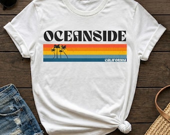 Oceanside California T-Shirt: Soft Cotton Unisex Souvenir