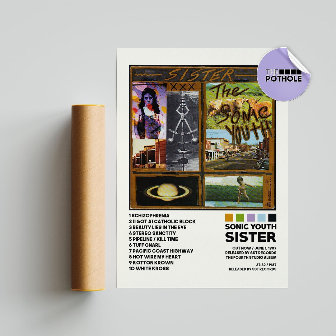 Sonic Youth Posters, Dirty Poster, Sonic Youth, Dirty, Album Cover ...
