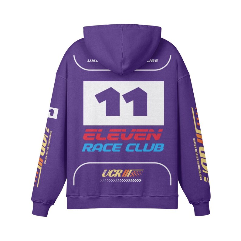 UC Racing Premium Oversize Hoodie, Washed High Quality Hoodie. Moto Racing Streetwear. image 13