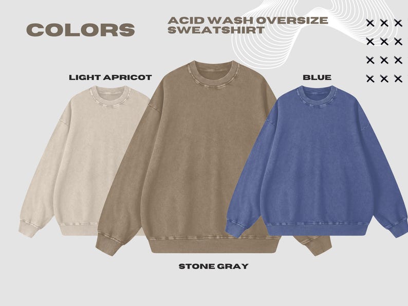 acid wash sweatshirt, streetwear apparel, unisex top, snow wash hoodie, blank acid wash top, long sleeves sweatshirt,