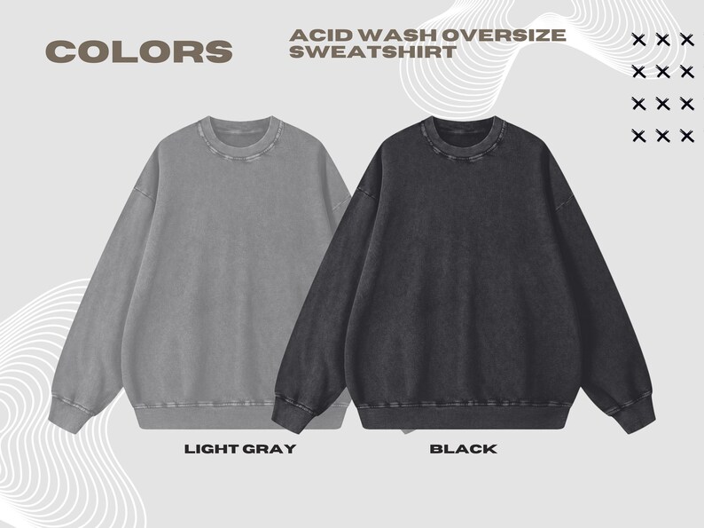 acid wash sweatshirt, streetwear apparel, unisex top, snow wash hoodie, blank acid wash top, long sleeves sweatshirt,