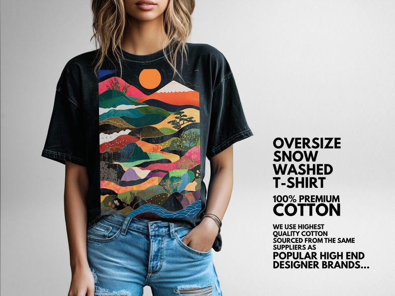 japanese waves tshirt, japanese design tee, snow wash tshirt, high quality, 100% cotton, Japanese traditional print, vintage japanese, Japanese streetwear, snow wash, oversized tee, Japanese inspired, Japanese t-shirt, acid wash, oversize, premium cotton, high quality tee, 2025 trend, Japan fashion,