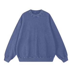 acid wash sweatshirt, streetwear apparel, unisex top, snow wash hoodie, blank acid wash top, long sleeves sweatshirt,