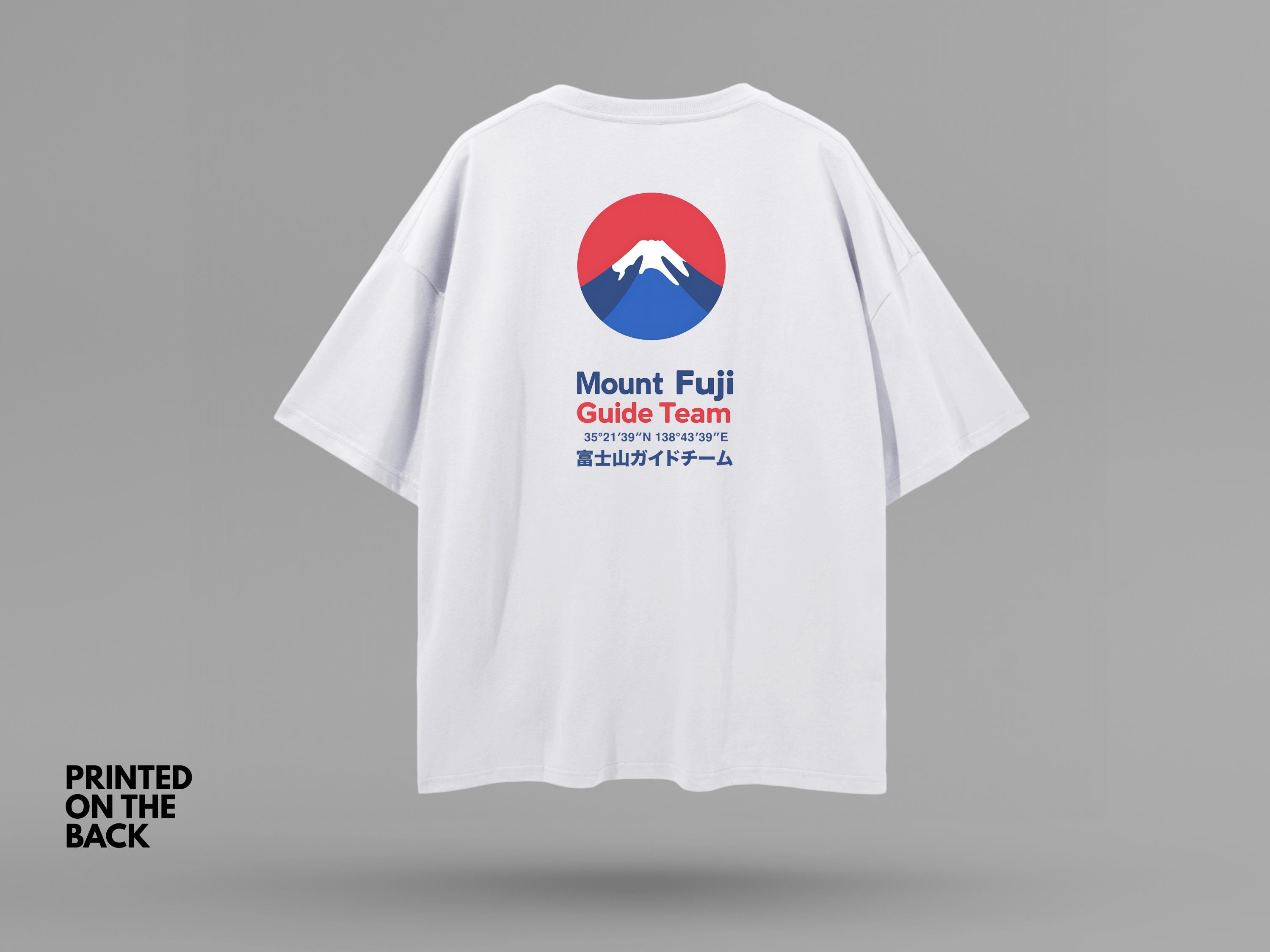 富士山ガイドチーム オーバーサイズ ディープドロップショルダーT