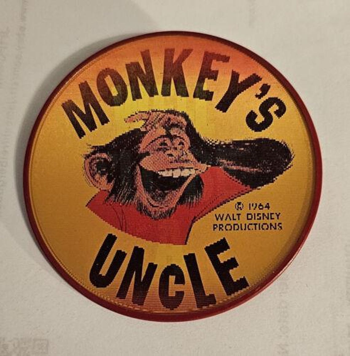 Monkey Pinback Buttons 1964 Disney Movie Monkey's Uncle Promo Flasher Pinback Button #981 - Etsy