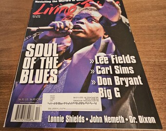 Dec 2017 Issue of Living Blues Magazine Lee Fields - Etsy
