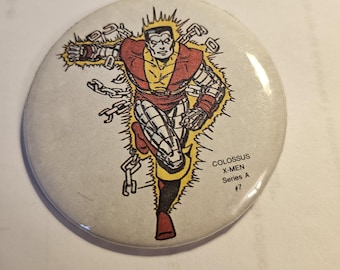 Colossus X-Men Series A No. 7 Promo Pinback Button #1133