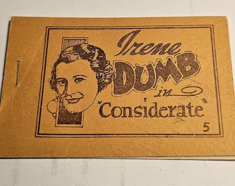 1940s Tijuana Bible / 8 Pager Adult Comic &quot;Irene Dumb&quot; #177