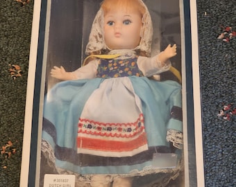 Vintage Vogue 8" Ginny From Far Away Lands Doll in Original Box Dutch Girl
