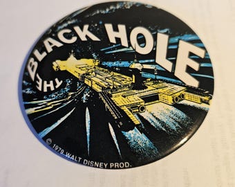 1979 Disney Film The Black Hole Pinback Button #602