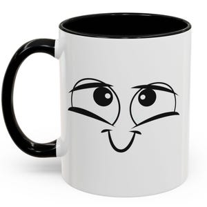Smile Gifts, Smile Mug, Kawaii Smile Face Coffee Mug, Cute Happy and Friend Gift