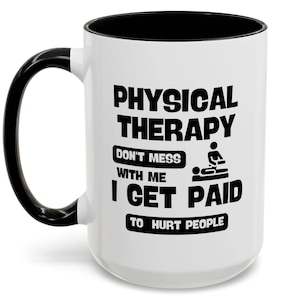 Pt-Becher, Physiotherapie-Becher, Therapie Geschenk, Pt-Kaffeetasse, lustige Pt-Becher, Doktor-Becher, Abschlussgeschenk, Physiotherapie-Tasse