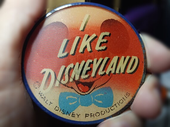 I Like Disney Lenticular Pinback Button, Vintage,… - image 7