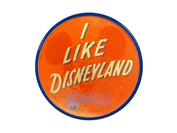 I Like Disney Lenticular Pinback Button, Vintage,… - image 3