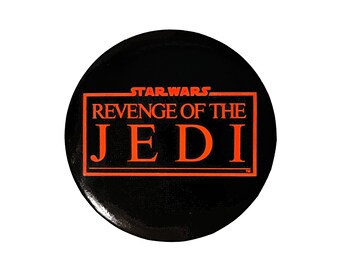 Revenge of the Jedi Pinback Button Rare Vintage 1982