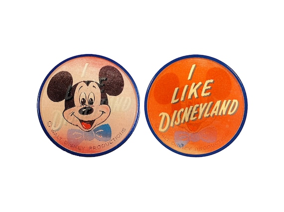 I Like Disney Lenticular Pinback Button, Vintage,… - image 1