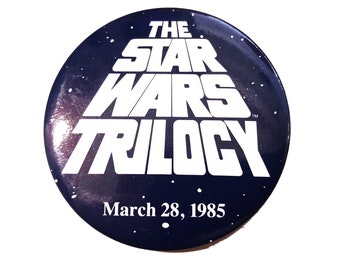 Vintage Star Wars Trilogy Button 1985