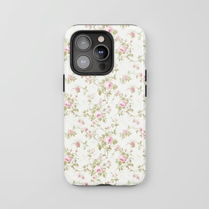 Pink Roses Phone Case, Floral iPhone, Samsung Cover, Elegant Gift for Flower Lovers