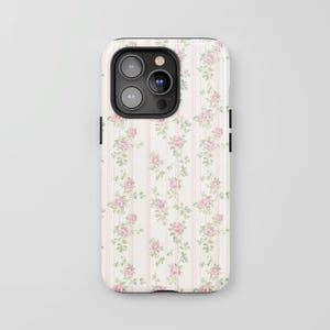 Rose Tough Case Phone Cover, Floral Phone Case, Protective Phone Case, Flower Design Phone Case, Gift for Her, iPhone Case