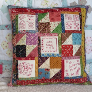 Sew Along cushion - pdf pattern