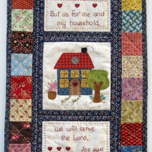 My House quilt- pdf pattern