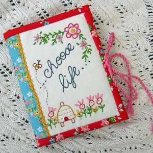 Choose Life notebook cover pdf pattern