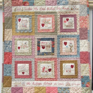 Building the House quilt pdf pattern