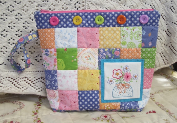 Pretty Project Bag - pdf pattern