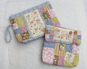 Slow Stitching project bags PDF pattern