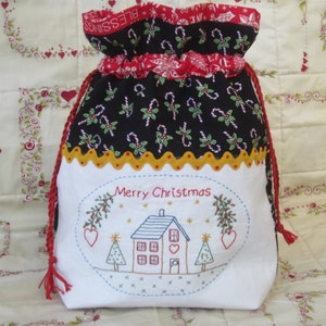 Merry Christmas Bag - pdf pattern