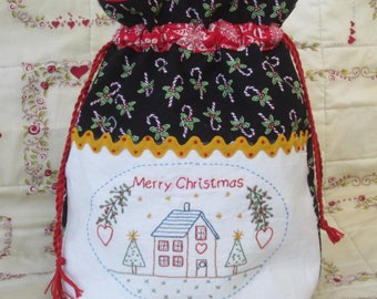 Merry Christmas Bag - pdf pattern