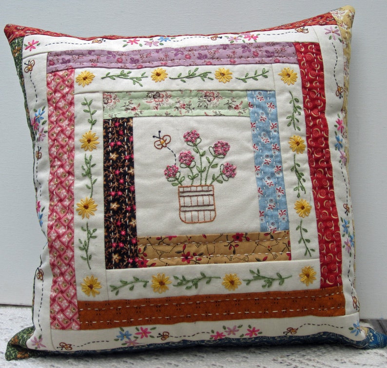 Stitching Pillow Pdf Pattern Etsy