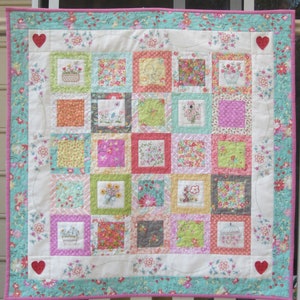 All the Flowers quilt - pdf pattern