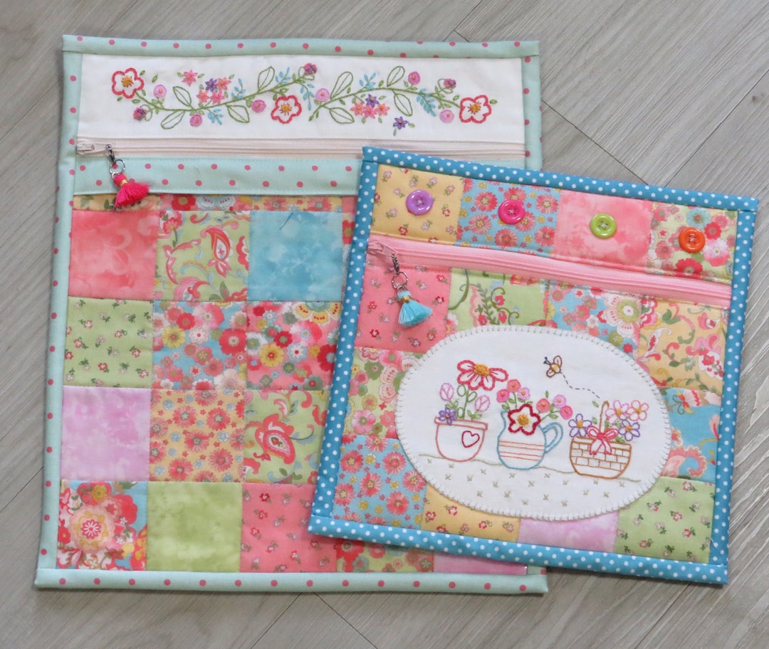 Spring Flowers Pouches - Pdf Pattern - Etsy