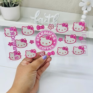 Cartoon UVDTF Cup wrap, Ready to apply, High Quality, Libbey Cup Wraps, Easy application, Transfer, Glass Can Wraps, Waterproof