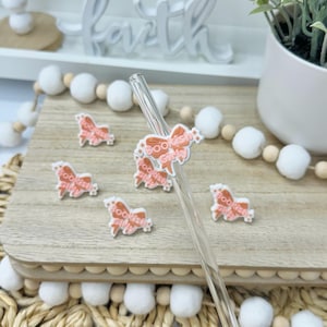 Bookish Girly Straw Topper, Tumblers Accessories, Straw Accessory, Cup Straw Cover, Book Lover Gift, Accessories for Cup, Straw Charms